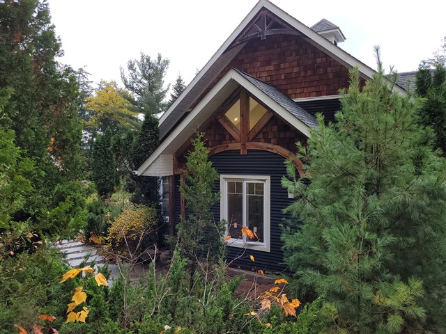 Timber entrance